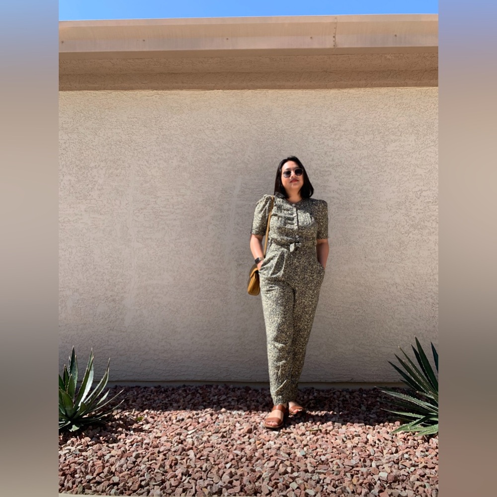 Vintage floral jumpsuit